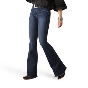 L'AGENCE Dark Blue Flare Jeans